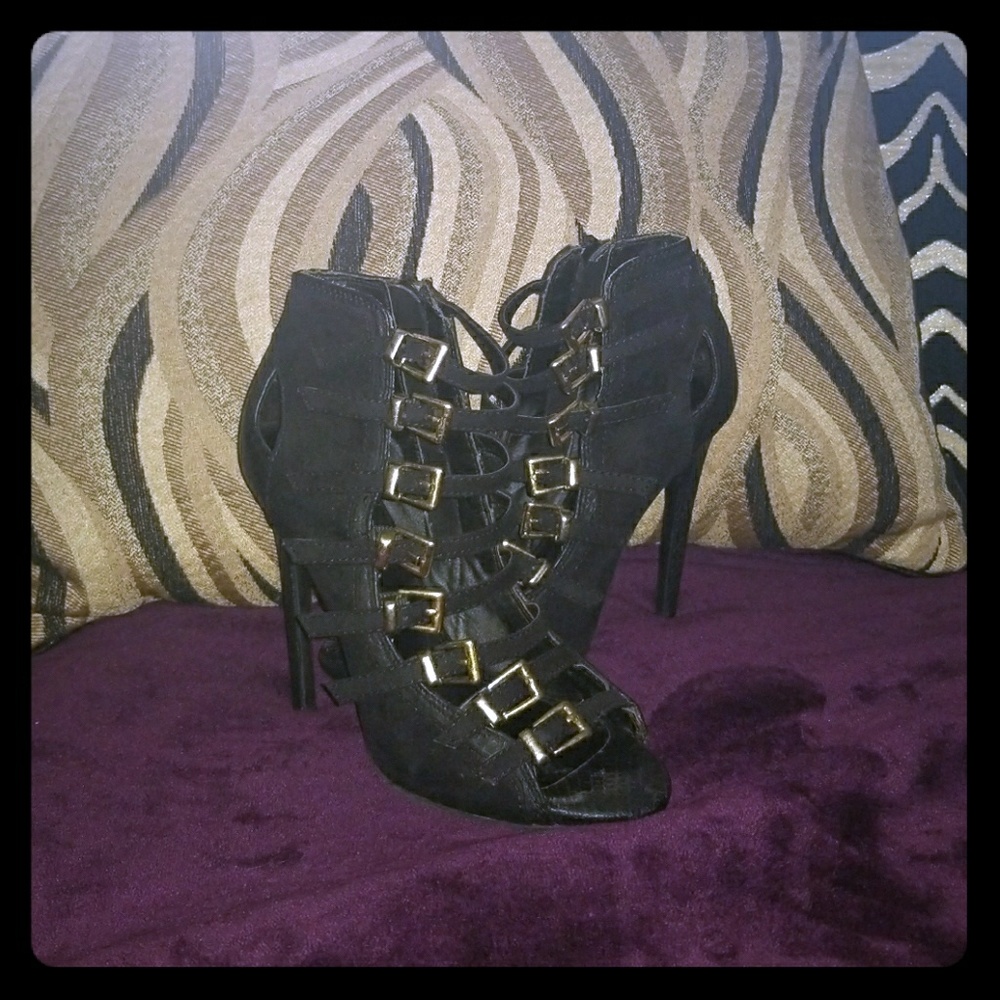 Sexy black high heels